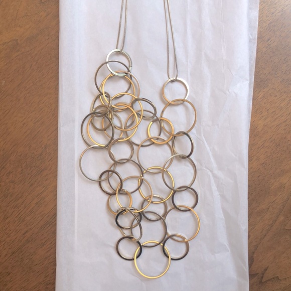 Chico's Jewelry - Chico’s women’s goldtone multi-strand link necklace